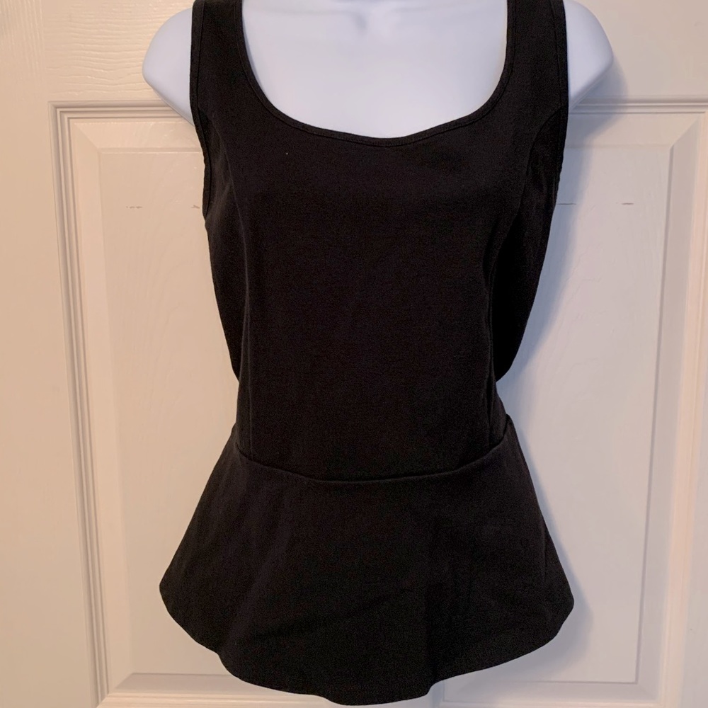 Ann Taylor black peplum top size Medium. **BOGO same or less$